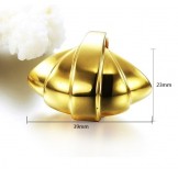 High Quality Exaggerate Titanium Ring 
