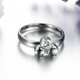 Well-known for Its Fine Quality Female Titanium Ring With Rhinestone