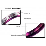 Superior Quality Purple Titanium Ring For Lovers