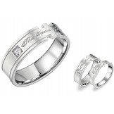 Stable Quality Titanium Ring For Lovers 