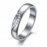 Durable in Use Titanium Ring For Lovers 