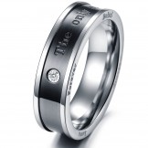 Quality and Quantity Assured Titanium Ring For Lovers 