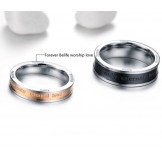 Quality and Quantity Assured Titanium Ring For Lovers 
