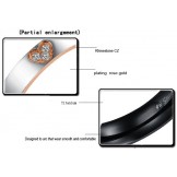 Superior Quality Cross Sweetheart Titanium Ring For Lovers 