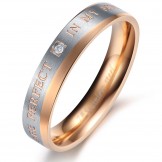 The Queen of Quality Titanium Ring For Lovers 