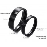 to Have a Long Story Simple Titanium Ring For Lovers