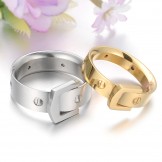 Dependable Performance Screw Titanium Ring For Lovers 