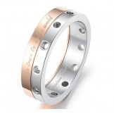 Stable Quality Titanium Ring For Lovers 