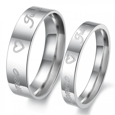 Dependable Performance Sweetheart Titanium Ring For Lovers 