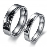 Stable Quality Titanium Ring For Lovers 