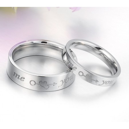 Dependable Performance Titanium Ring For Lovers