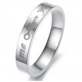 Dependable Performance Titanium Ring For Lovers