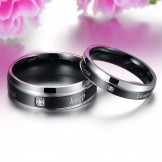 Stable Quality Elegant Titanium Ring For Lovers