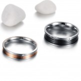 High Quality Concise Titanium Ring For Lovers 