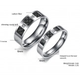 High Quality Titanium Ring For Lovers 