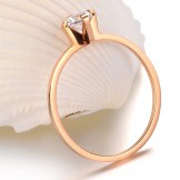 Reliable Quality Titanium Ring For Lovers With Rhinestone