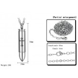 Well-known for Its Fine Quality Bullet Shape Cross Titanium Necklace 