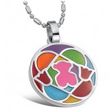 Excellent Quality Round Shape Titanium Necklace 