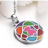 Excellent Quality Round Shape Titanium Necklace 