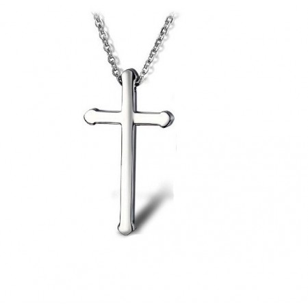 Selling Well all over the World Cross Titanium Necklace