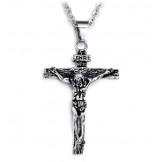 Easy to Use Cross Titanium Necklace 