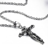Easy to Use Cross Titanium Necklace 