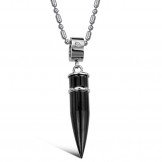 Superior Quality Black Titanium Necklace 