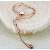 World-wide Renown Sweetheart Titanium Necklace 