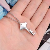 Excellent Quality Key Titanium Necklace 