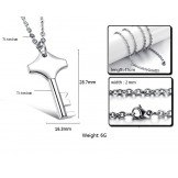 Excellent Quality Key Titanium Necklace 