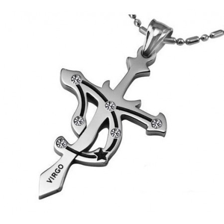 Superior Quality Virgo Titanium Necklace 
