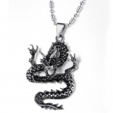 High Quality Male Kirin Titanium Necklace 