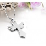 Stable Quality Cross Titanium Necklace 