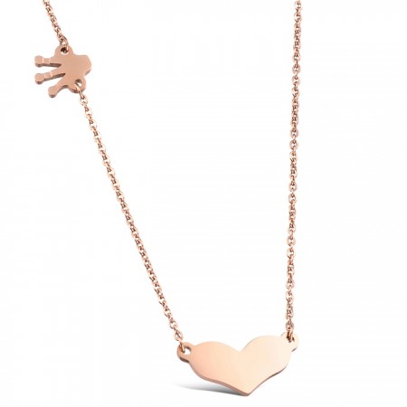 Excellent Quality Sweetheart Titanium Necklace 