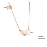 Excellent Quality Sweetheart Titanium Necklace 