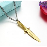 Complete in Specifications Golden Titanium Necklace 