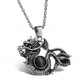 Well-known for Its Fine Quality Male Titanium Necklace With Beads