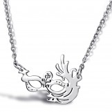 Dependable Performance Female Odd-Shaped Titanium Necklace
