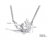 Dependable Performance Female Odd-Shaped Titanium Necklace