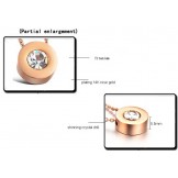 Stable Quality Female Titanium Necklace With Rhinestone
