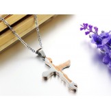Reliable Reputation Cross Titanium Necklace 