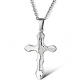 Easy to Use Cross Titanium Necklace 