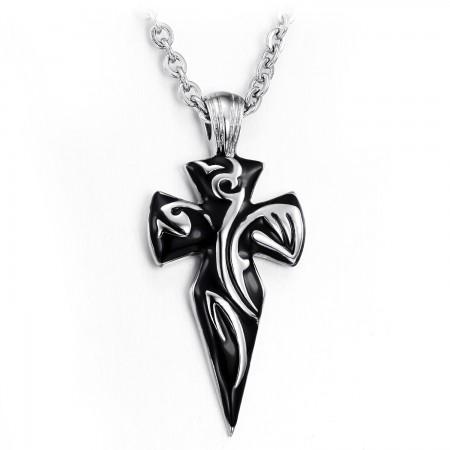Excellent Quality Cross Titanium Necklace 