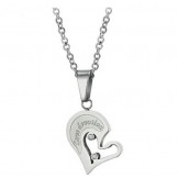 The King of Quantity Black and White Titanium Necklace For Lovers 