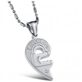 The Queen of Quality Sweetheart Titanium Necklace For Lovers 