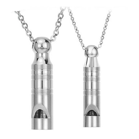 High Quality Whistle Titanium Necklace For Lovers 