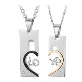 High Quality Titanium Necklace For Lovers 