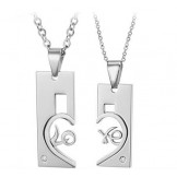 High Quality Titanium Necklace For Lovers 