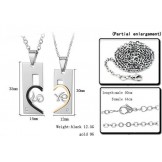 High Quality Titanium Necklace For Lovers 