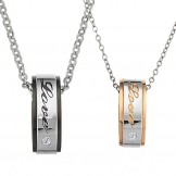 High Quality Titanium Necklace For Lovers 